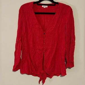 🌸4/$25 Red UO Blouse